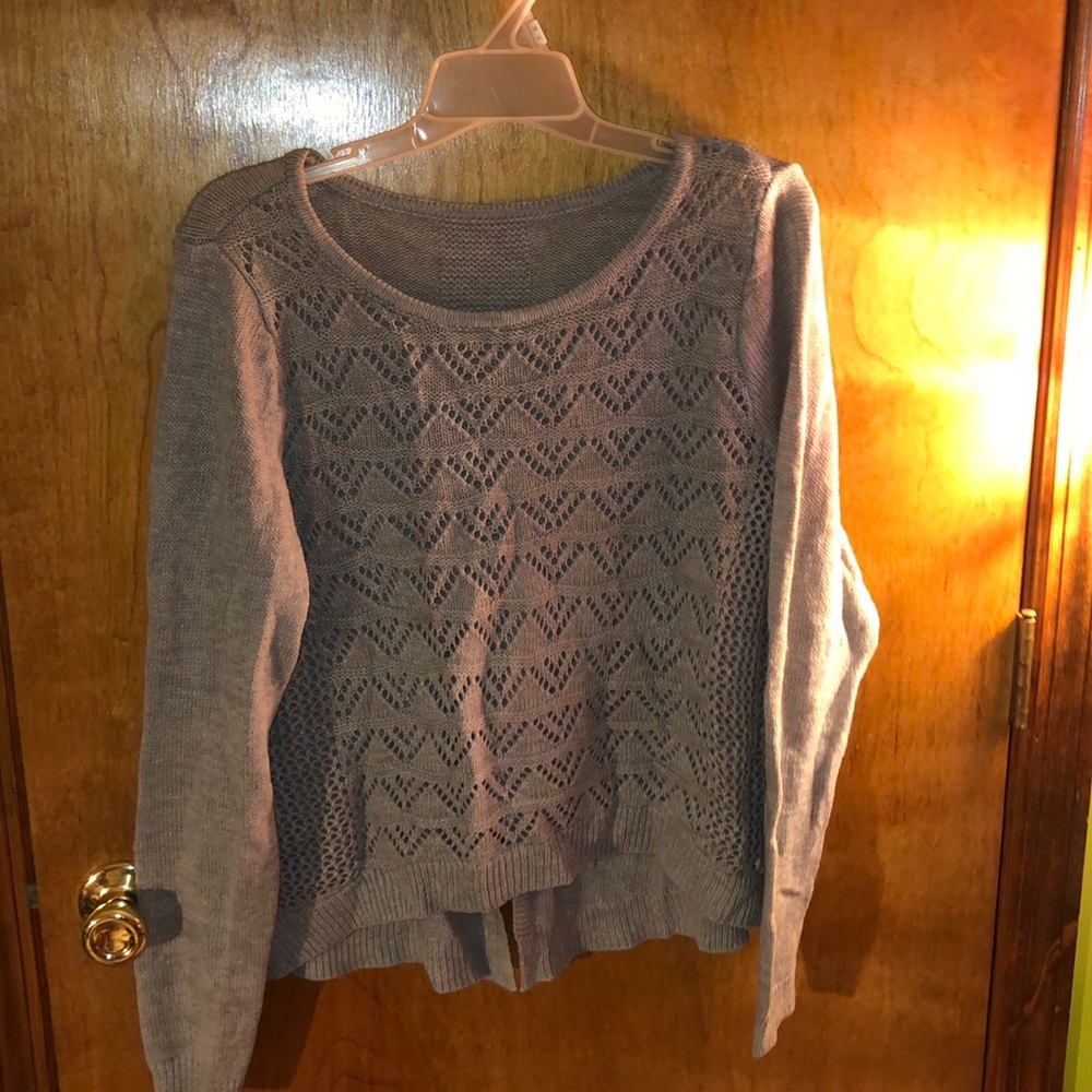 See through sweater